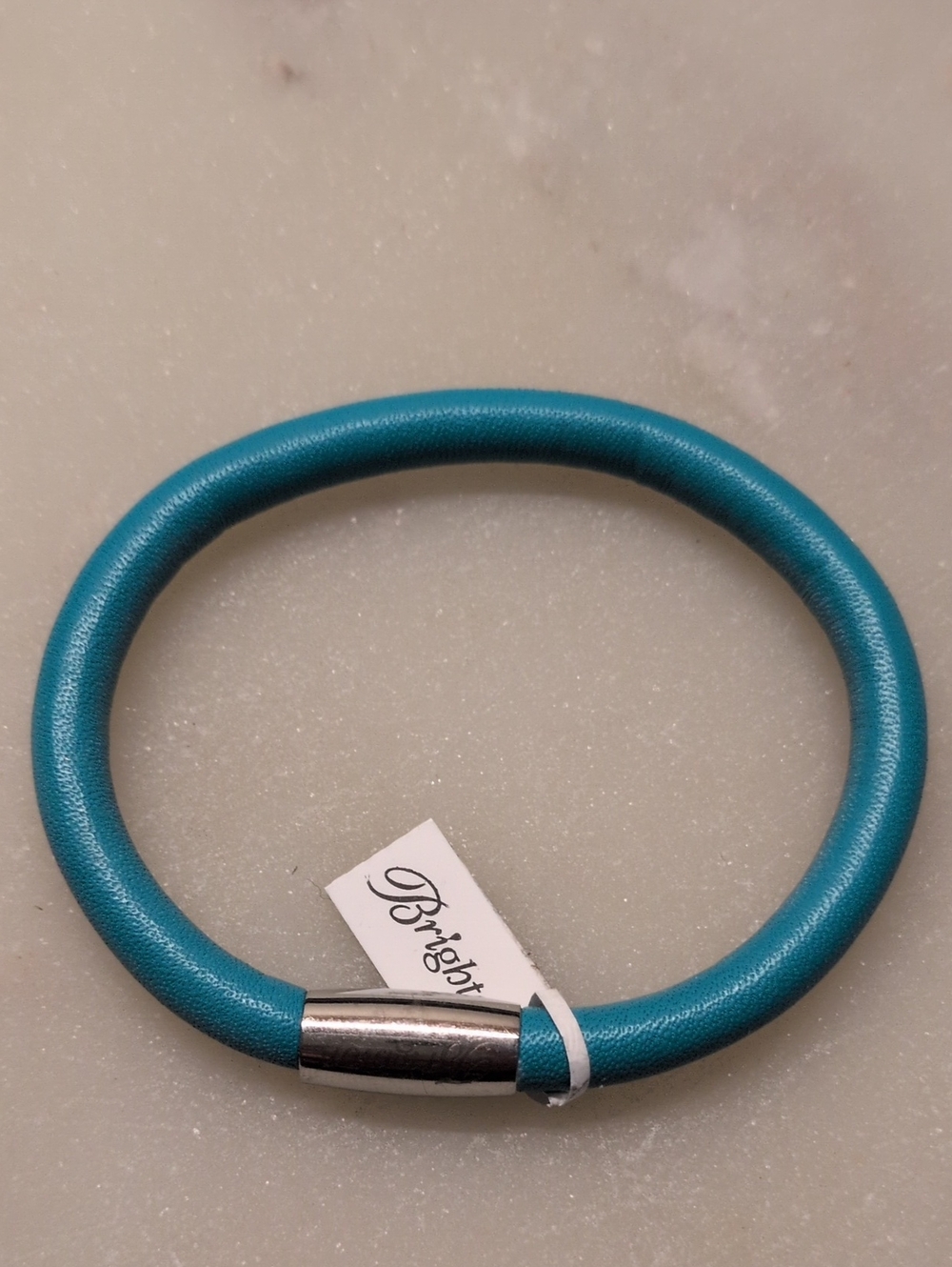 NEW! Brighton Woodstock Charm Bracelet Teal "Sea Woods" - Retired Color